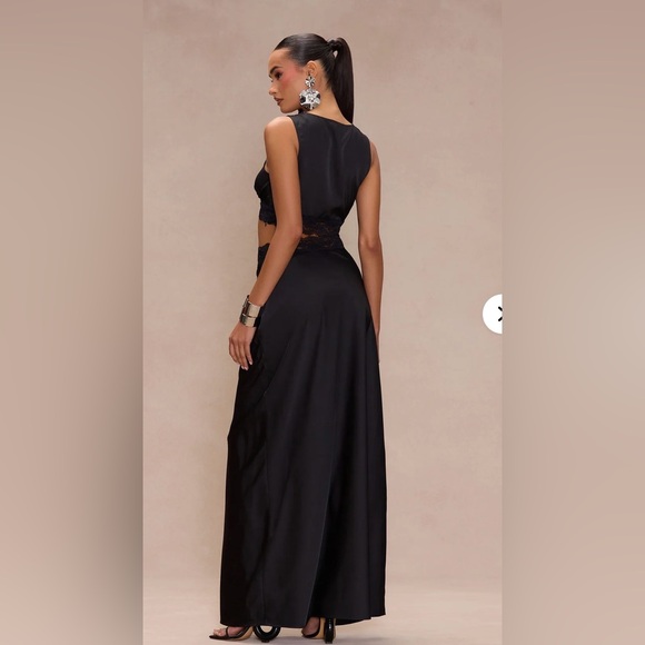 Keep It Cute Satin Skirt Set - Picture 3 of 5